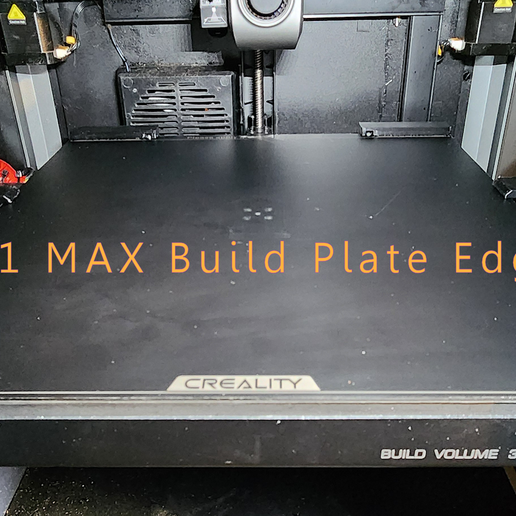 Creality K1 Max Build Plate Edge Clamps